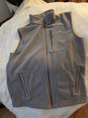 Columbia Kids' Light Gray Fleece Vest - Cozy Layering